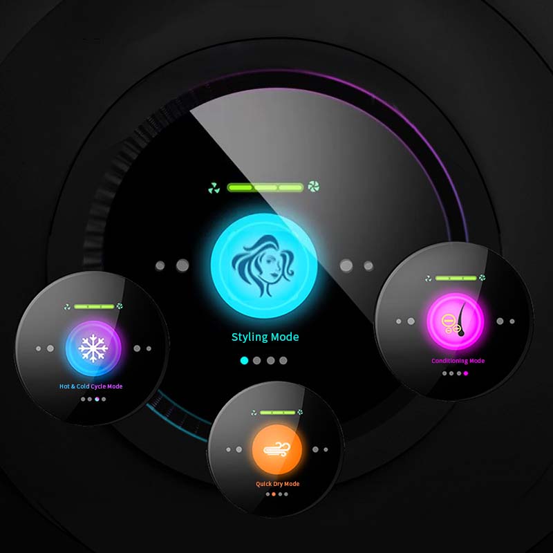 Bytech Hair Dryer HD Display Settings