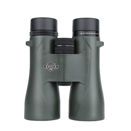 Bosco Apex HD-X1 Binoculars with Bosco ED logo on a white background