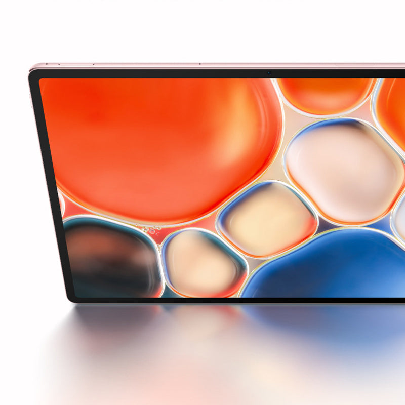 bytech tablet with colorful display on a white background