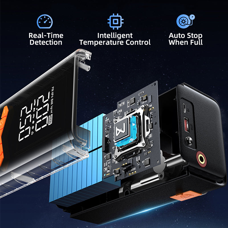 Bytech Jump Starter smart core safety system