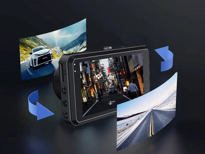 Bytech 4K Full HD Smart Dash Cam - loop recording seamless continuous auto-overwrite oldest clips up to 256GB