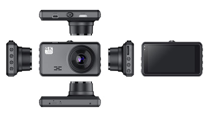 Bytech 4K Full HD Smart Dash Cam - carousel view 7 ultra-wide 4K footage sample captured on road at full resolution