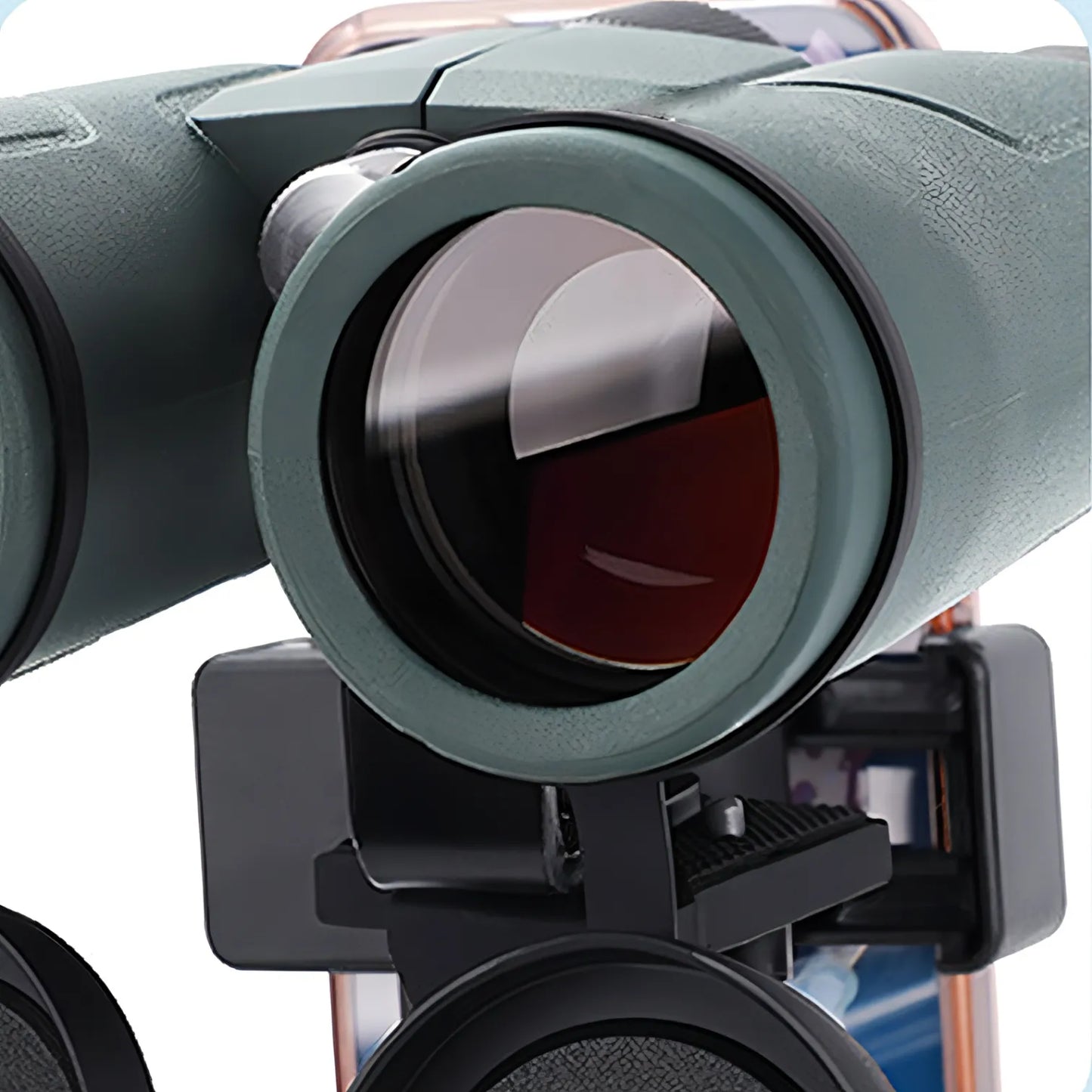 Close-up of a pair of Bytech Binoculars with a white background