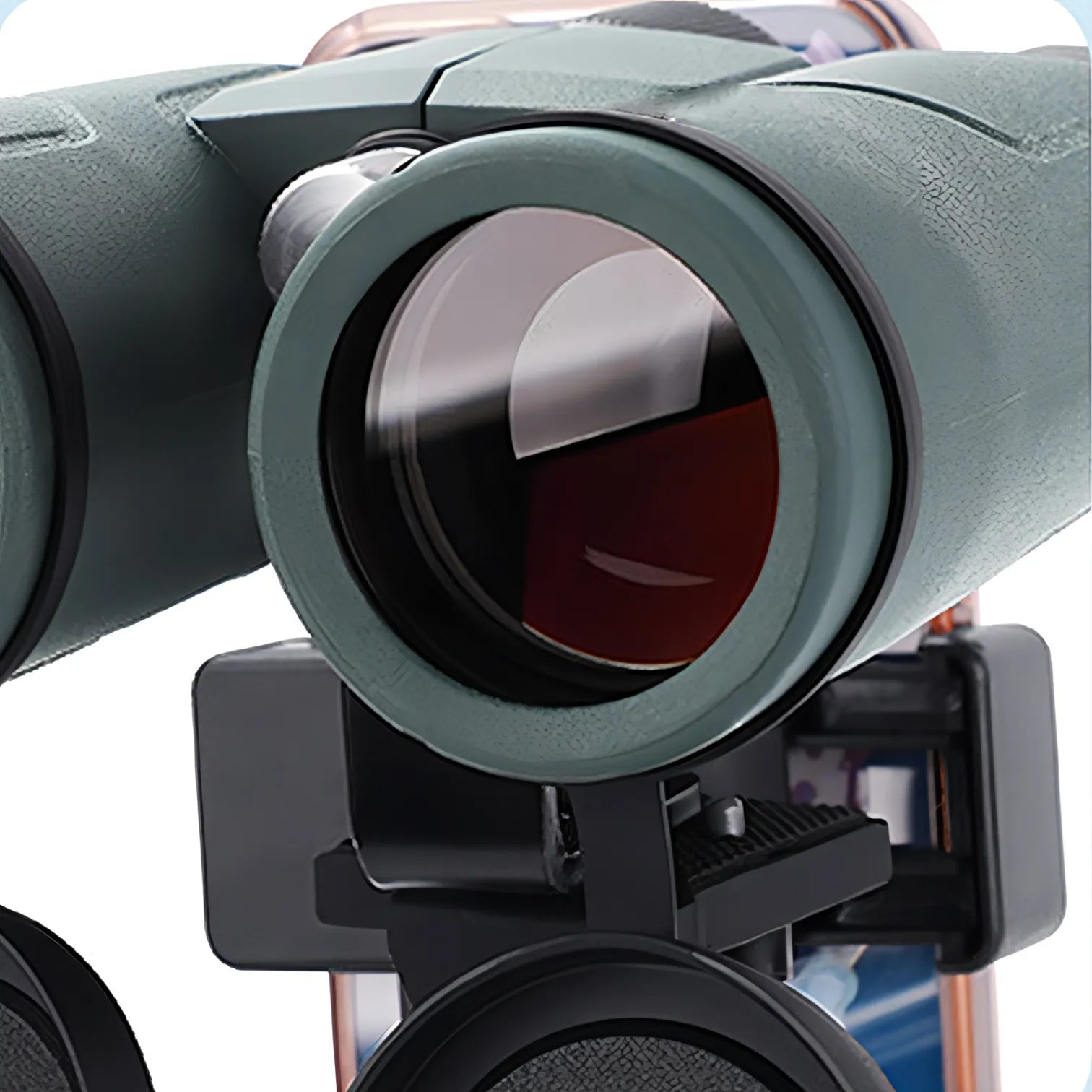 Close-up of a pair of Bytech Binoculars with a white background
