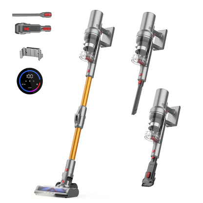 Bytech Cordless Vacuum Cleaner with attachments on a white background