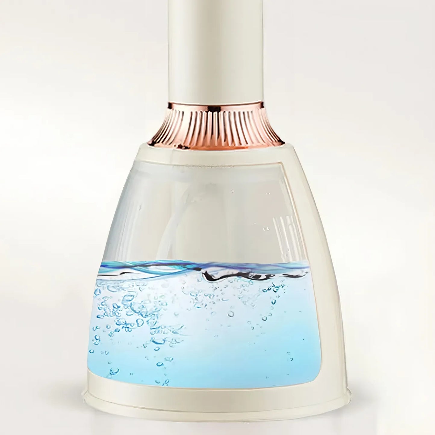 Decorative lamp with water and fish design on a white background