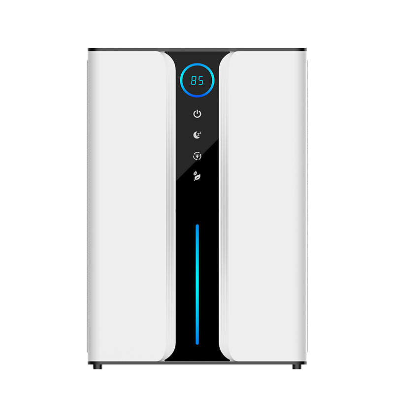 Bytech H10 Dehumidifier White - main product view with LED humidity display and 7-colour night light