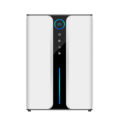 Bytech H10 Dehumidifier White - main product view with LED humidity display and 7-colour night light