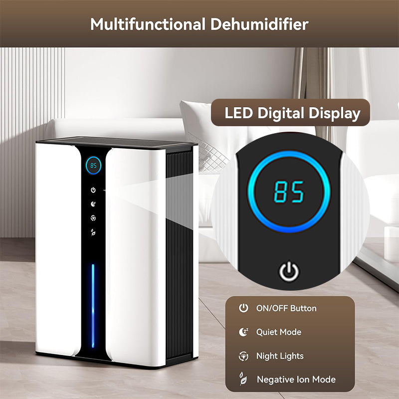 Bytech H10 Dehumidifier multifunctional - moisture removal odour elimination fresh air circulation
