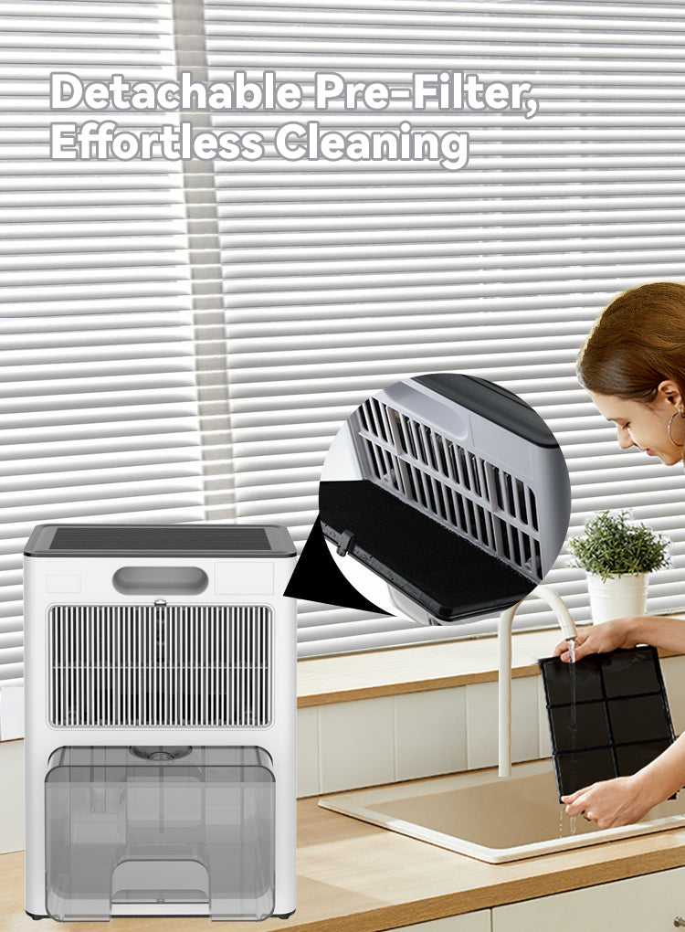 Bytech H10 Dehumidifier feature portrait 4 - 7 night light colours with lock function