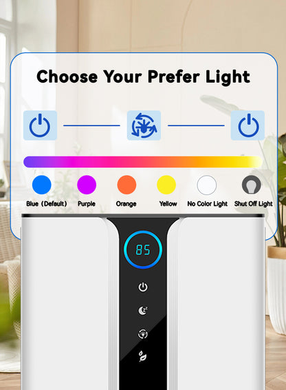 Bytech H10 Dehumidifier feature portrait 3 - sleep mode quiet operation for undisturbed rest
