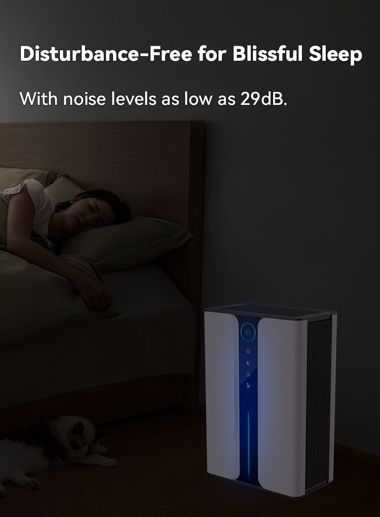 Bytech H10 Dehumidifier feature portrait 7 - air filter and odour removal system detail