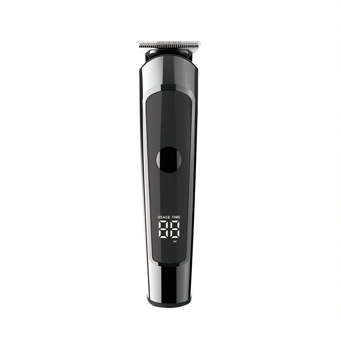 Black Bytech Hair Clipper with digital display on a white background