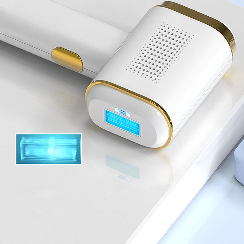 Bytech IPL Hair Removal sapphire medical-grade cooling - cools skin prevents thermal damage comfortable