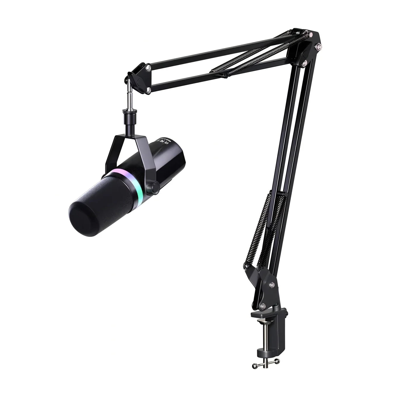 Bytech Microphone with a black adjustable arm on a white background