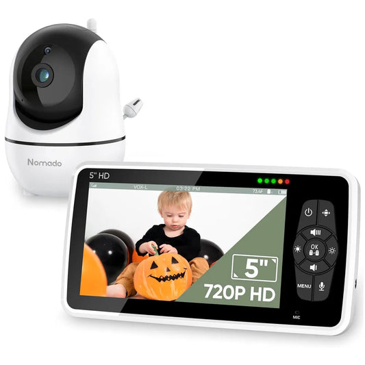 Bytech Smart Baby Monitor with 7-Inch HD Display – Large Screen Baby Camera with Night Vision and Two-Way Audio | TechRova
