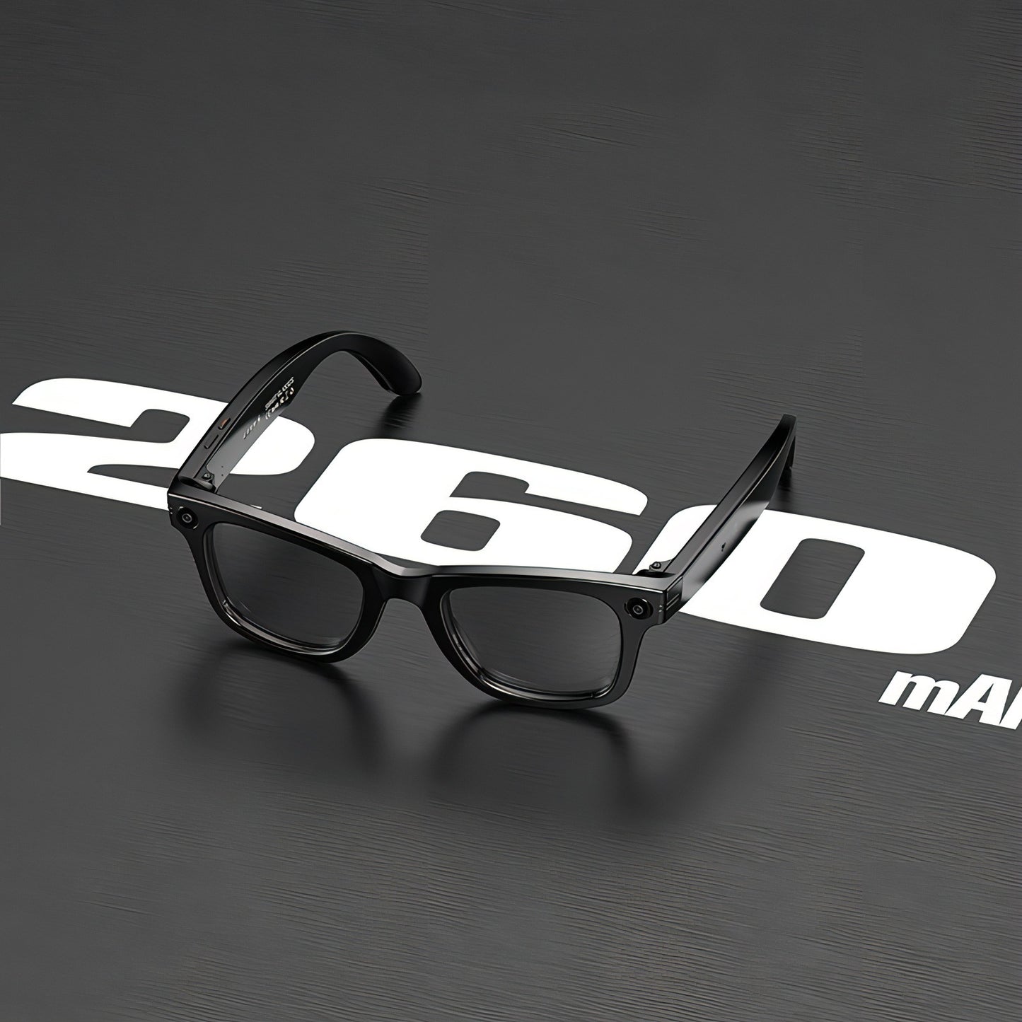 Black Bytech Smart Glasses on a dark background with '260' and 'mAM' text.