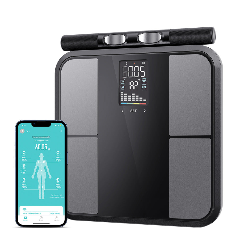 Bytech Digital 8-Electrode Smart Bathroom Scale - Black