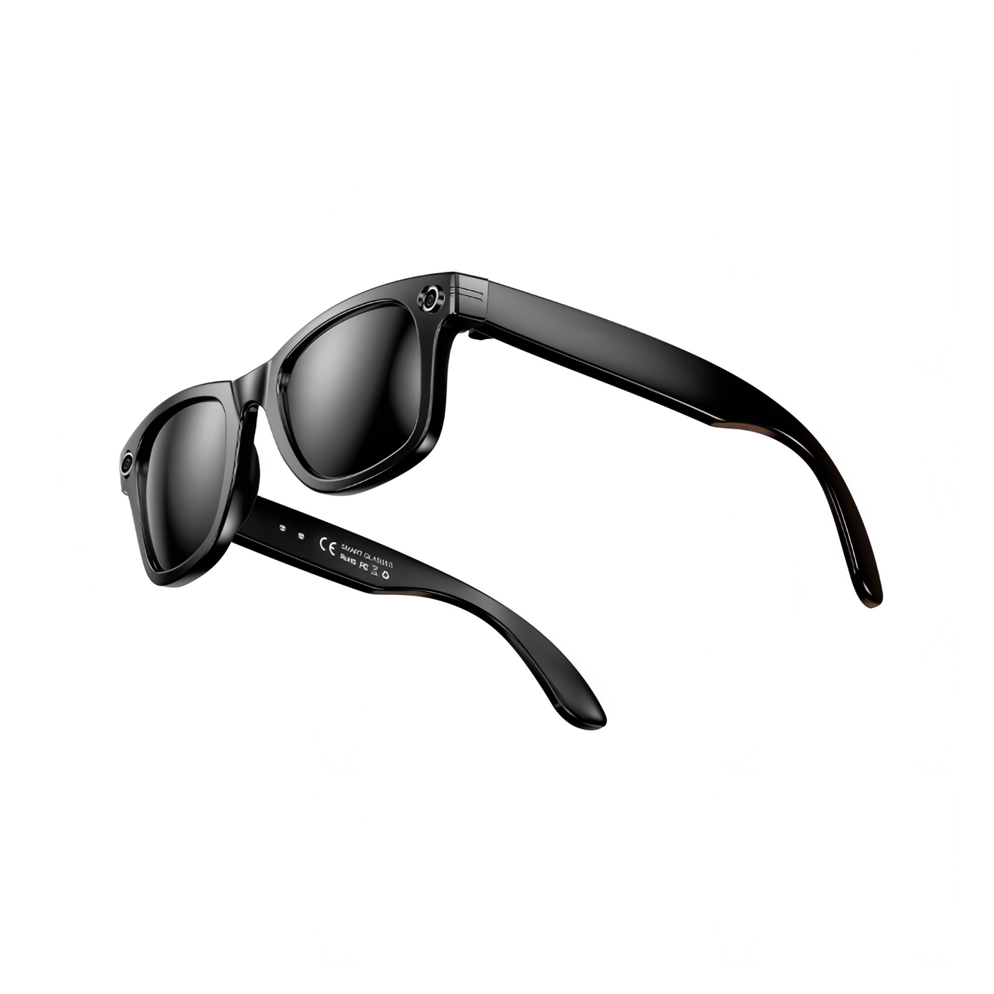 Black Bytech Smart Glasses with reflective lenses on a white background
