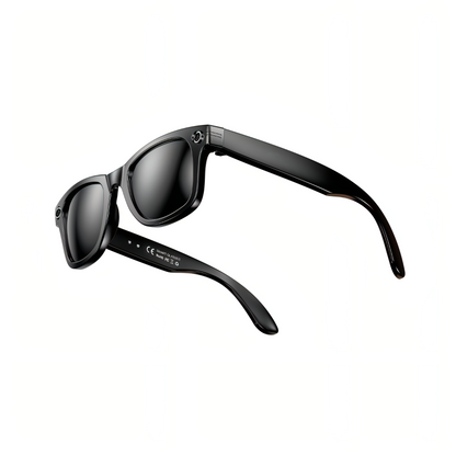 Black Bytech Smart Glasses with reflective lenses on a white background