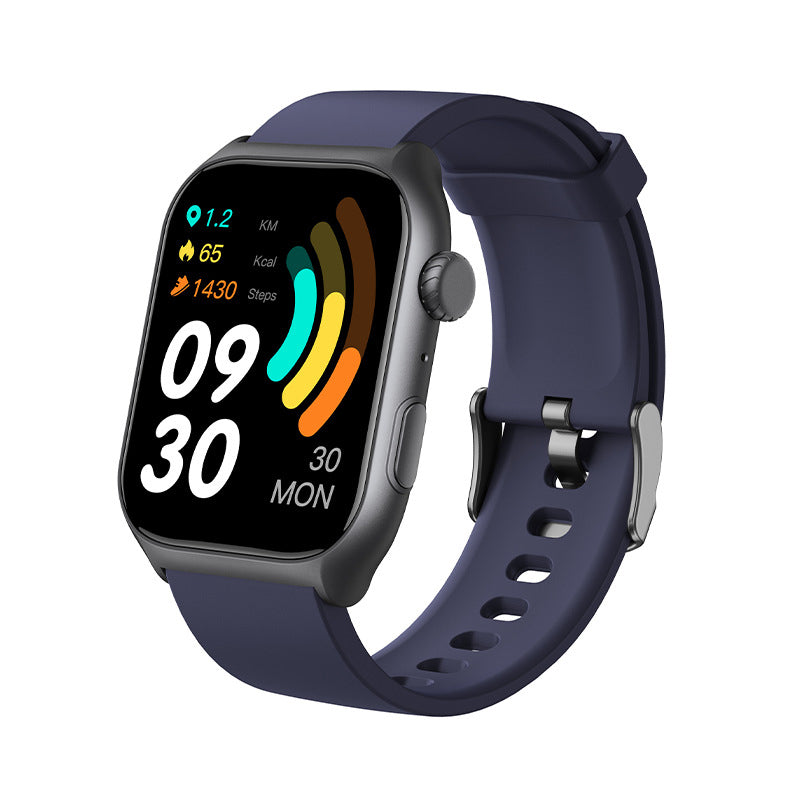 Bytech Smartwatch with a blue strap on a white background