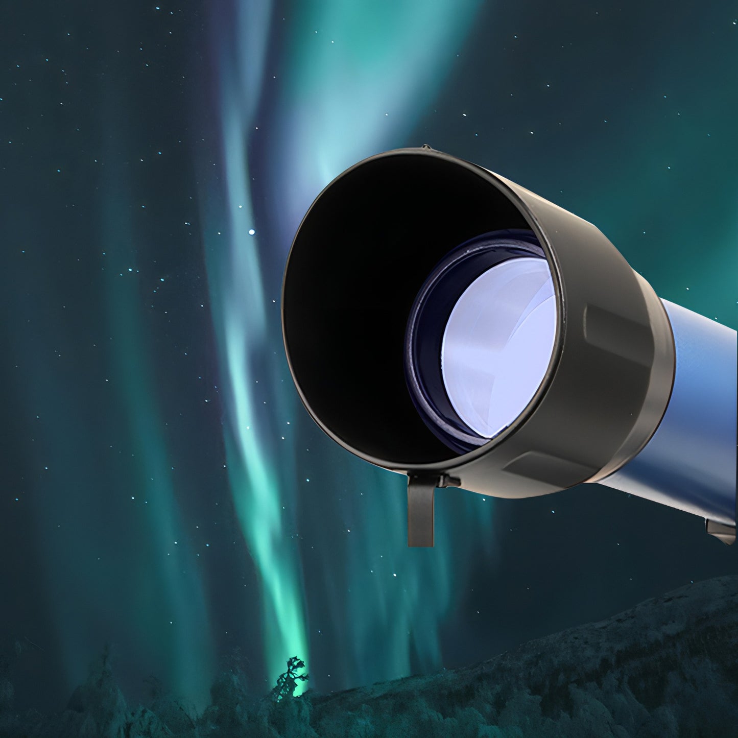 Bytech Telescope 50mm large aperture - enhances light intake for clearer brighter detailed observations