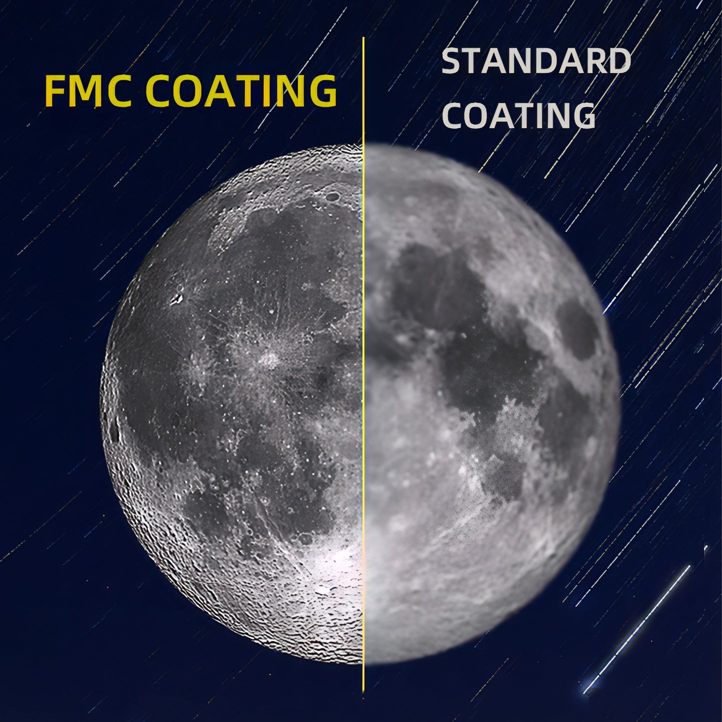Bytech Telescope FMC coating technology - reduces reflections and light loss for clearer brighter images