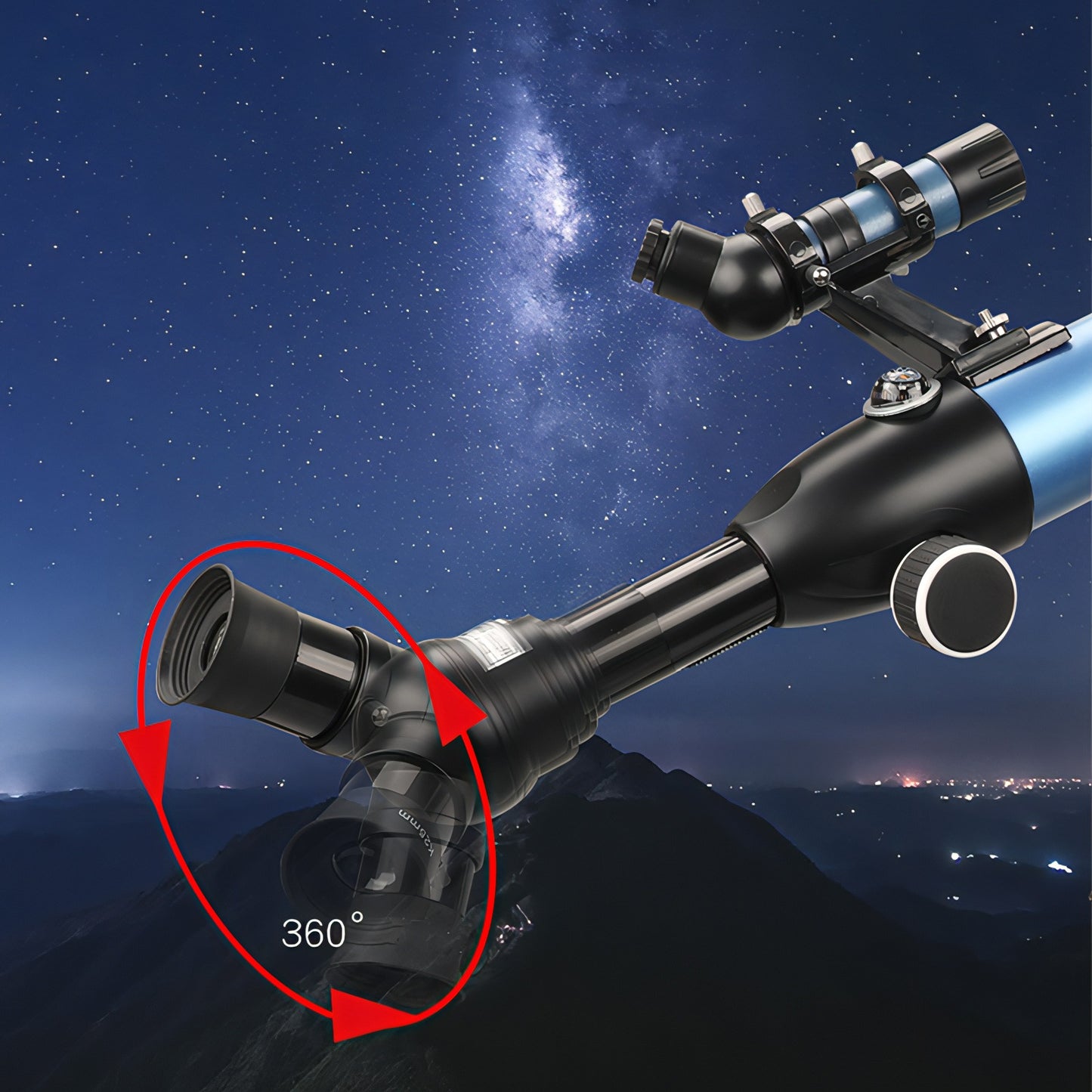 Bytech Telescope 360 degree full rotation - flexible angle adjustment to track and observe from all directions