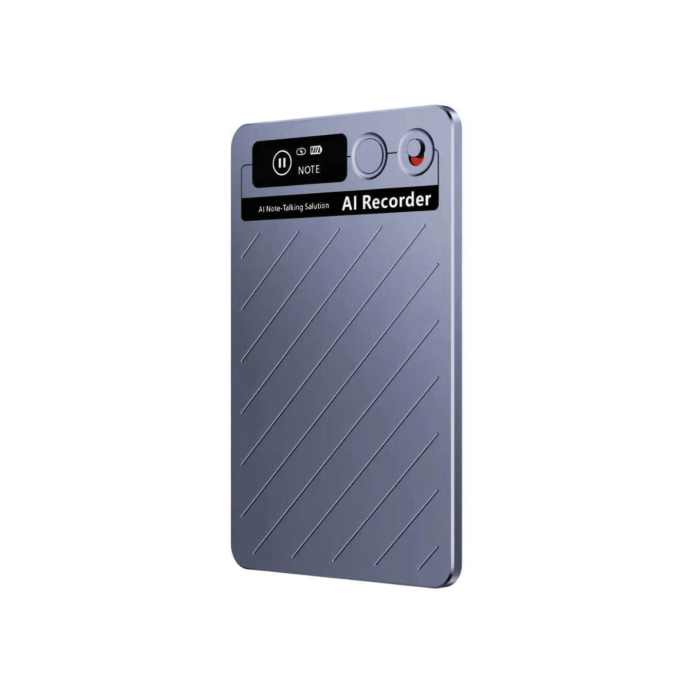 Blue Bytech Voice Recorder on a white background