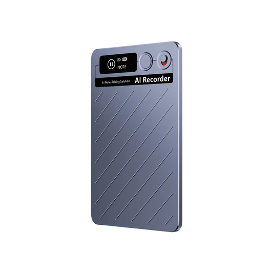 Blue Bytech Voice Recorder on a white background