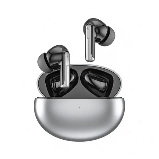 Bytech Wireless Earbuds with charging case on a white background