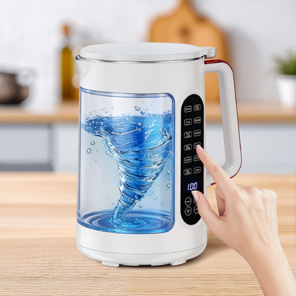 Krona 8-in-1 Soy Nut Milk Maker one-touch cleaning - automated self-cleaning no manual scrubbing