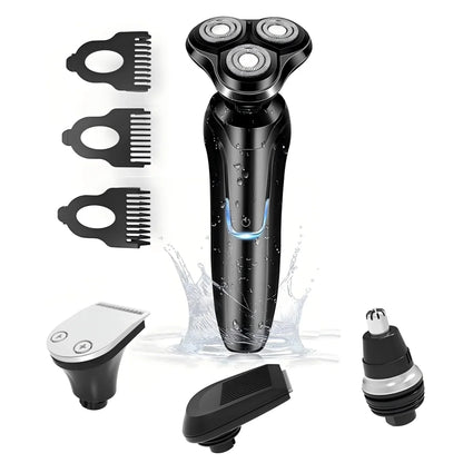 Krona Electric Shaver with multiple attachments on a white background