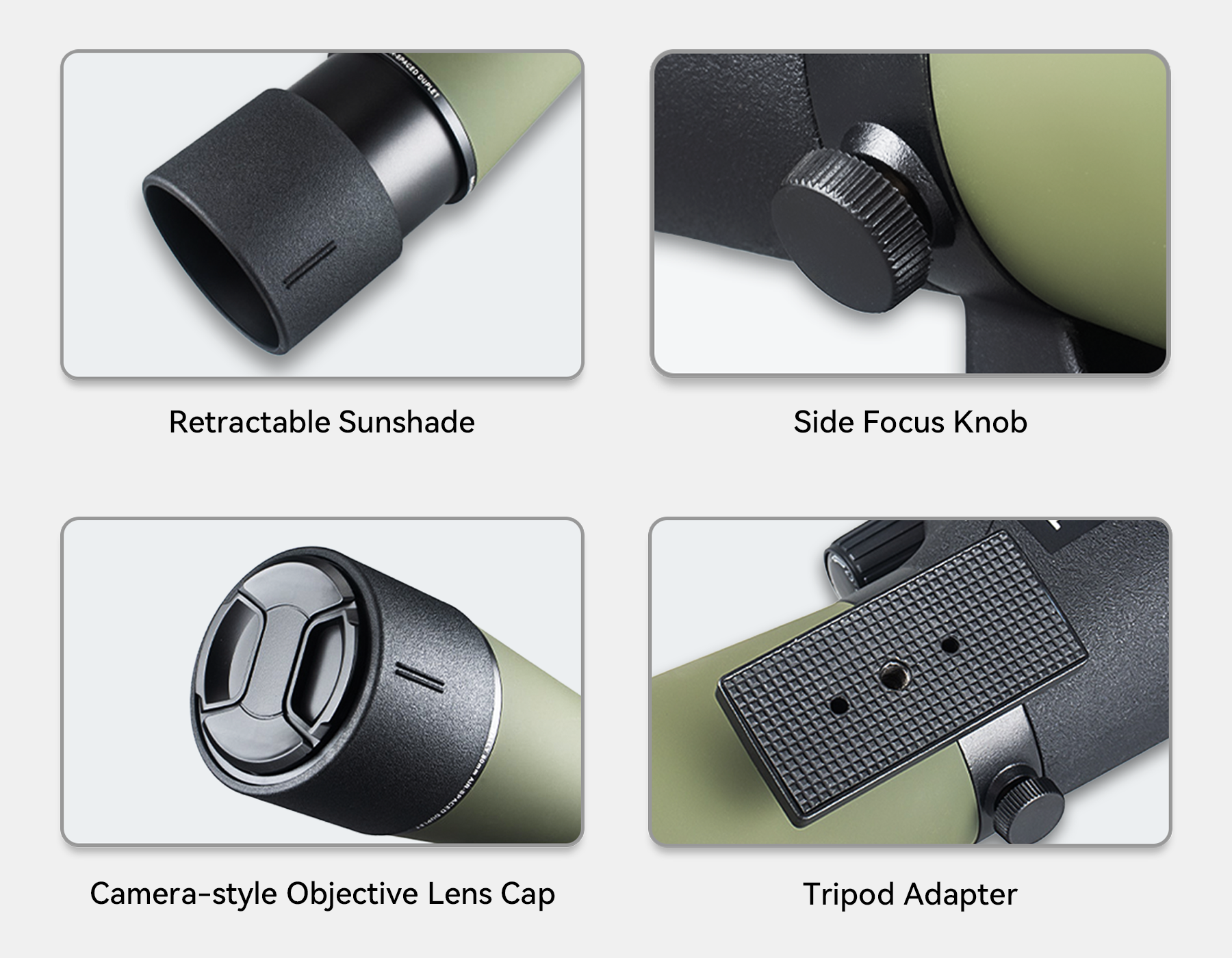 Noxus HD Birdwatching Scope deep dive detail - BAK-4 FMC 80mm eyepiece build quality