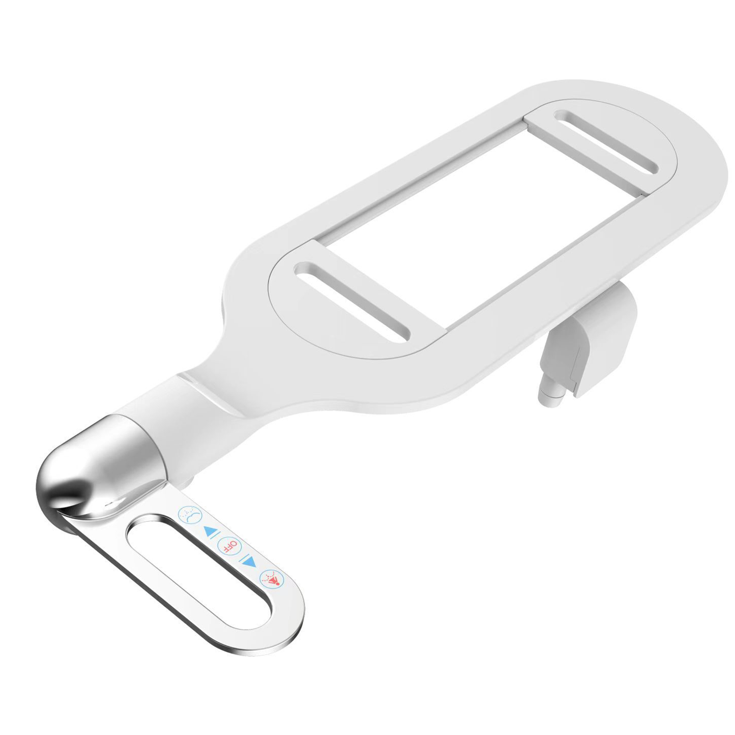 Oliventa Bidet Attachment for Toilet - dual-nozzle rear and feminine wash adjustable pressure 6mm profile