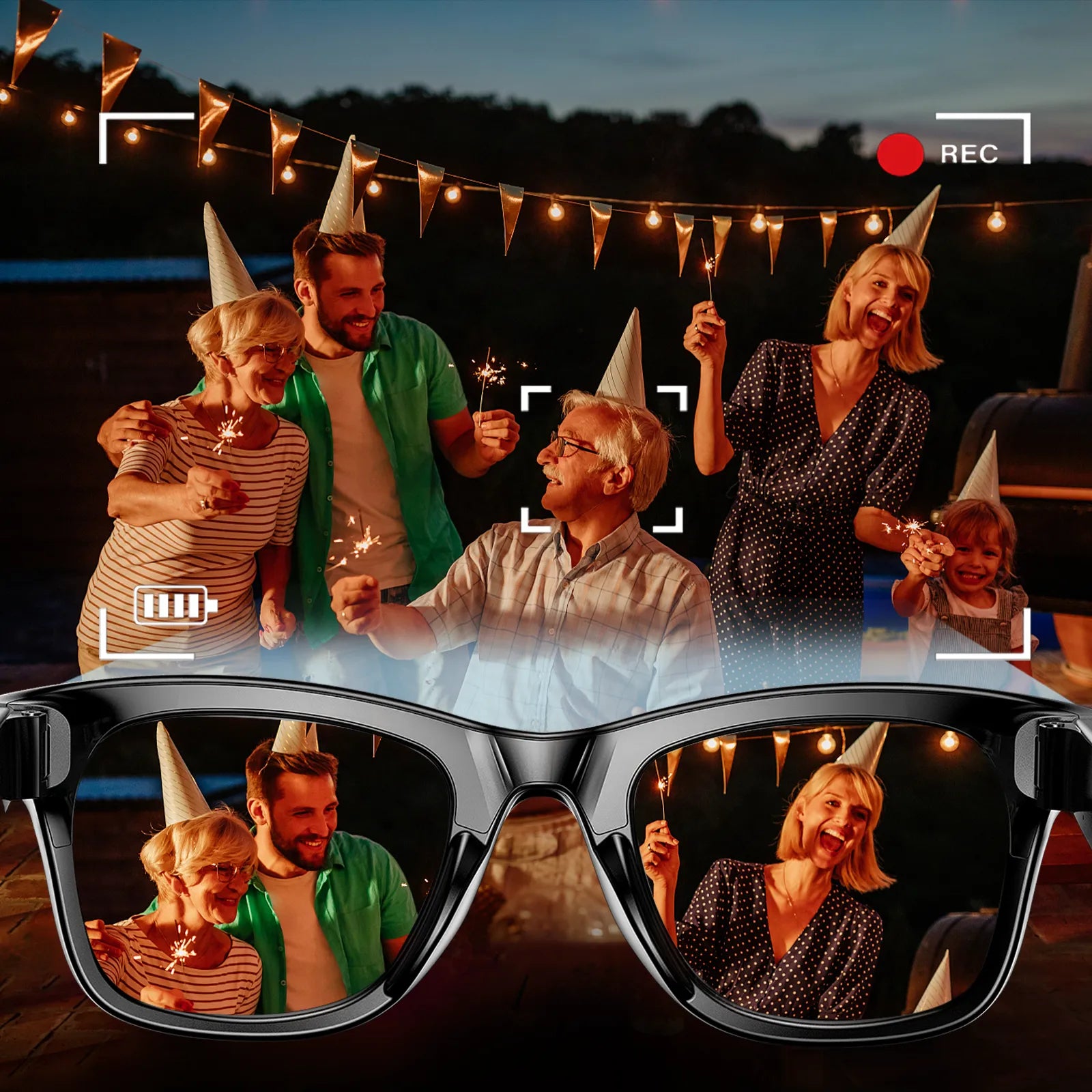 Sekoda AI Smart Glasses instant video recording