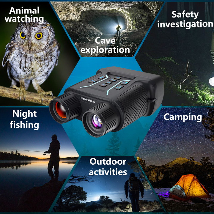 Sekoda Night Vision Binoculars spec graphic