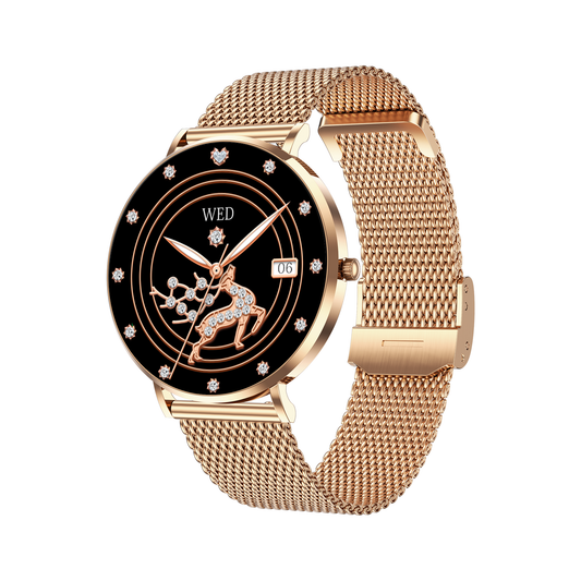 Sekoda Smart Watch for Women - Rose Gold Stainless Steel