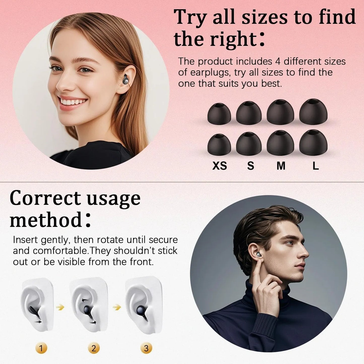 Sintra Earplugs Secure Fit