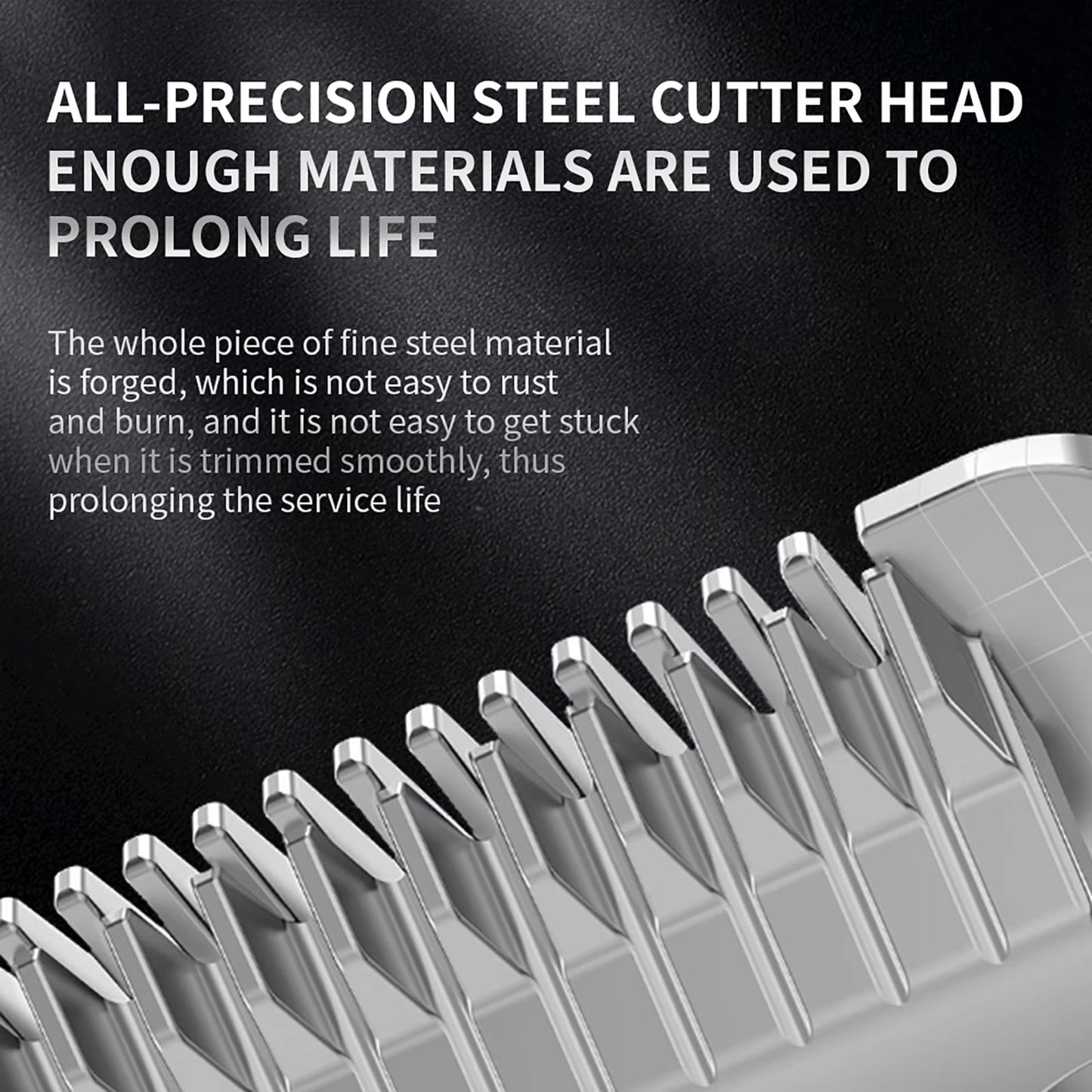 All-precision steel Snipawsi Pet Hair Clippers with text on a black background