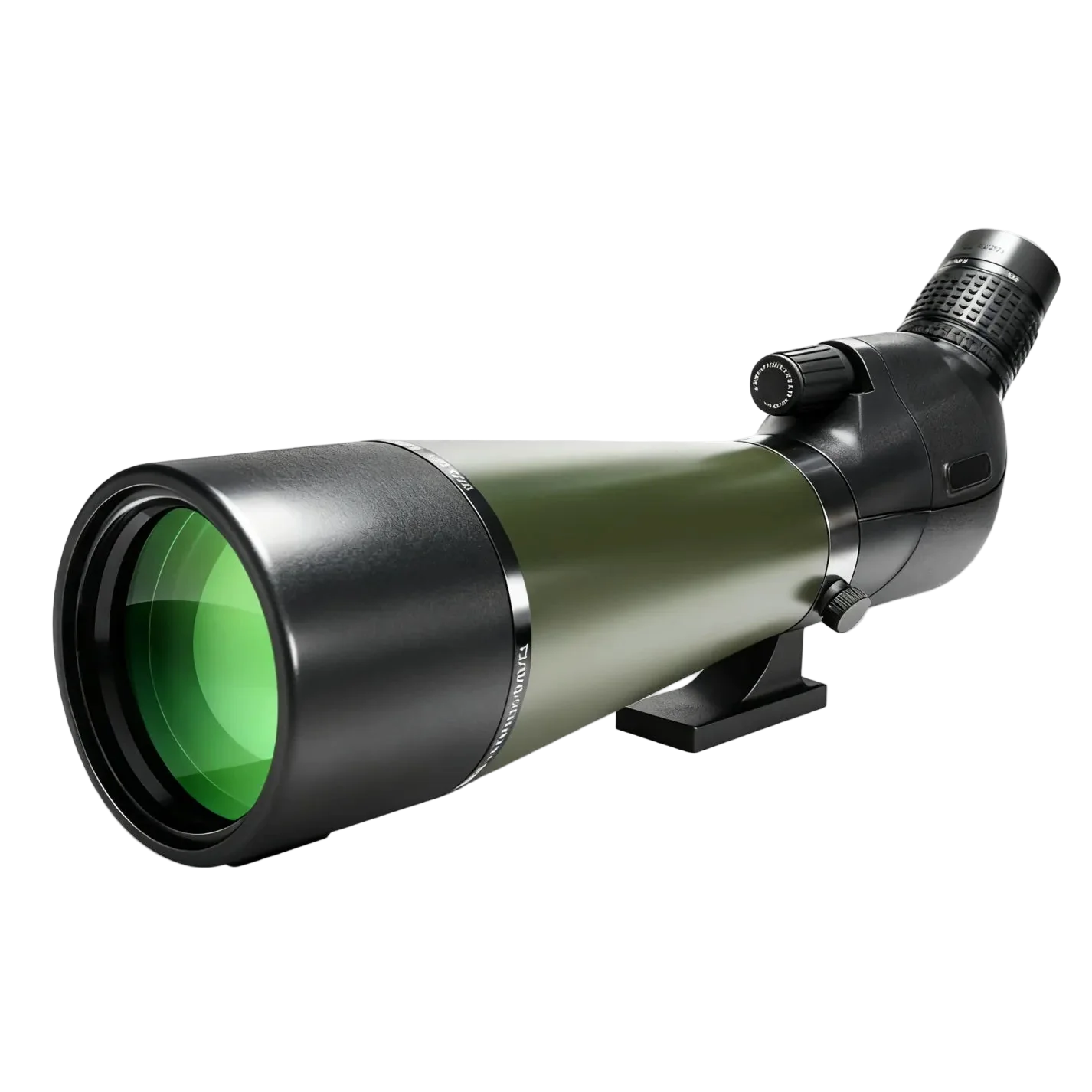 Green and black Sonora Spotting Scope on a white background