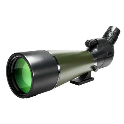 Green and black Sonora Spotting Scope on a white background