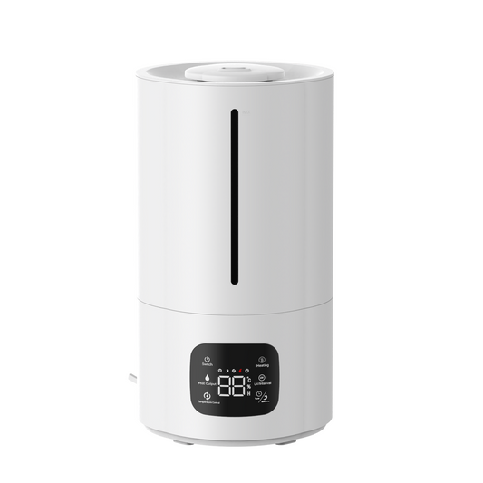 White Truevista Smart Air Humidifier with digital display on a white background
