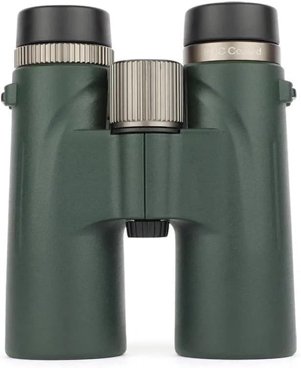 Green Valisus Binoculars with a white background