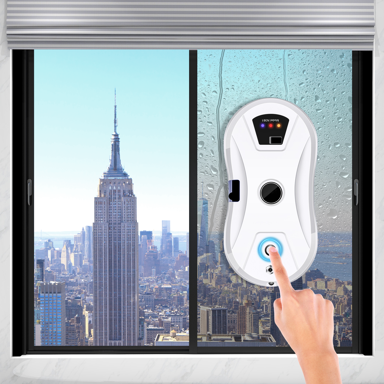 Valisus Window Cleaning Robot press button