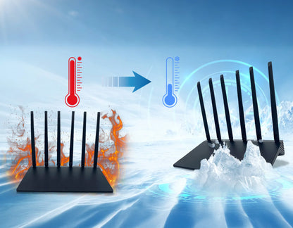 Venloria WiFi Router Cooling Detail