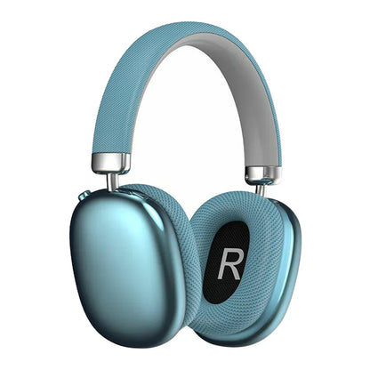 Blue Sintra Noise Cancelling Headphones with a 'R' label on a white background