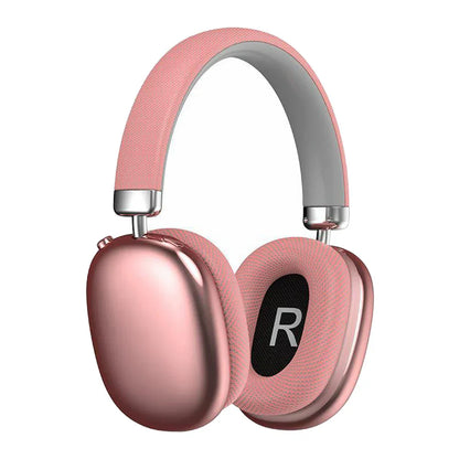 Pink Sintra Noise Cancelling Headphones with a metallic finish on a white background